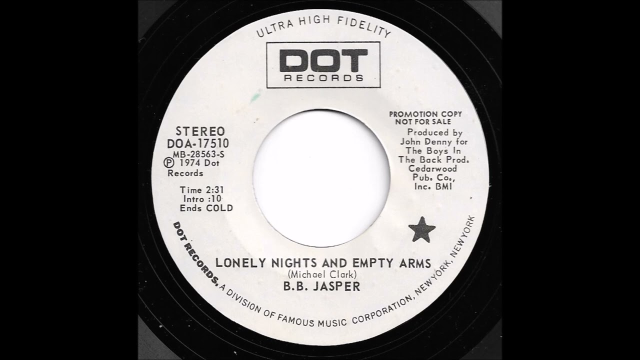 B. B. Jasper - Lonely Nights And Empty Arms