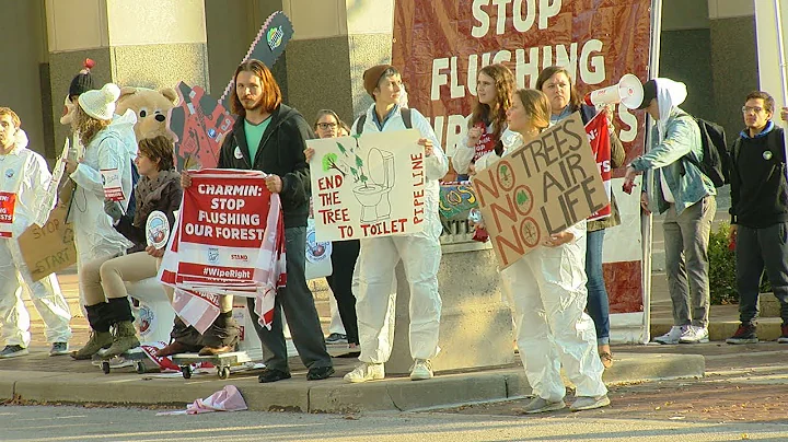 Protesters call on P&G to change how it makes Charmin and other products