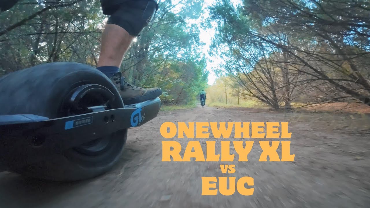 Can the new Onewheel Rally XL keep up with EUCs on trails?