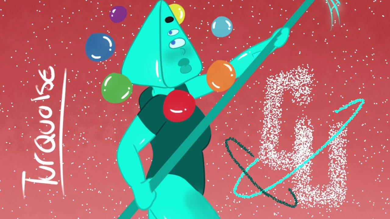 My gem: Turquoise (Steven universe au oc)