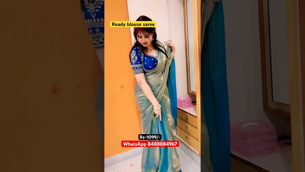 Candy satin chiffon saree #fashion #viralvideo #shopping