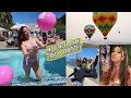 pool parties, hot air balloons + influencer! napa vlog!