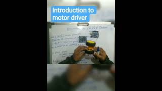 introduction to L293D motor driver #arduino # robot