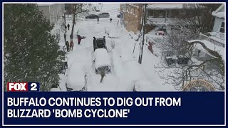 Buffalo continues to dig out from blizzard 'bomb cyclone'
