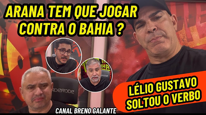 ⚫️ LÉLIO GUSTAVO FALOU SOBRE VOLTA DE ARANA