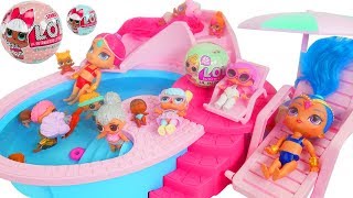 Shimmer and Shine Game at Barbie Pool with LOL Doll