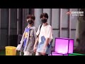 Fancam 210417 zhang jiayuan fu sichao end work chuang 2021    2021