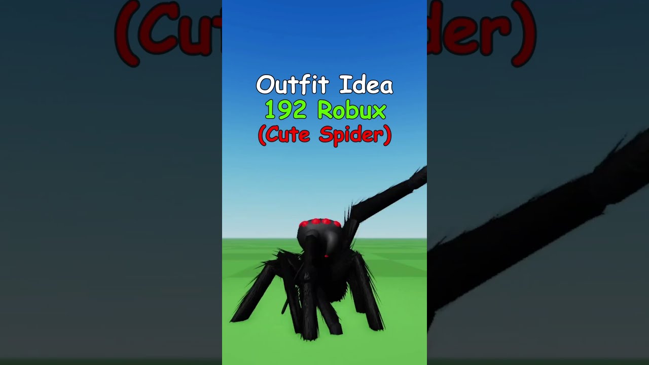 Making Roblox CUTE Tarantula Spider Outfit Idea YouTube Maxres2 