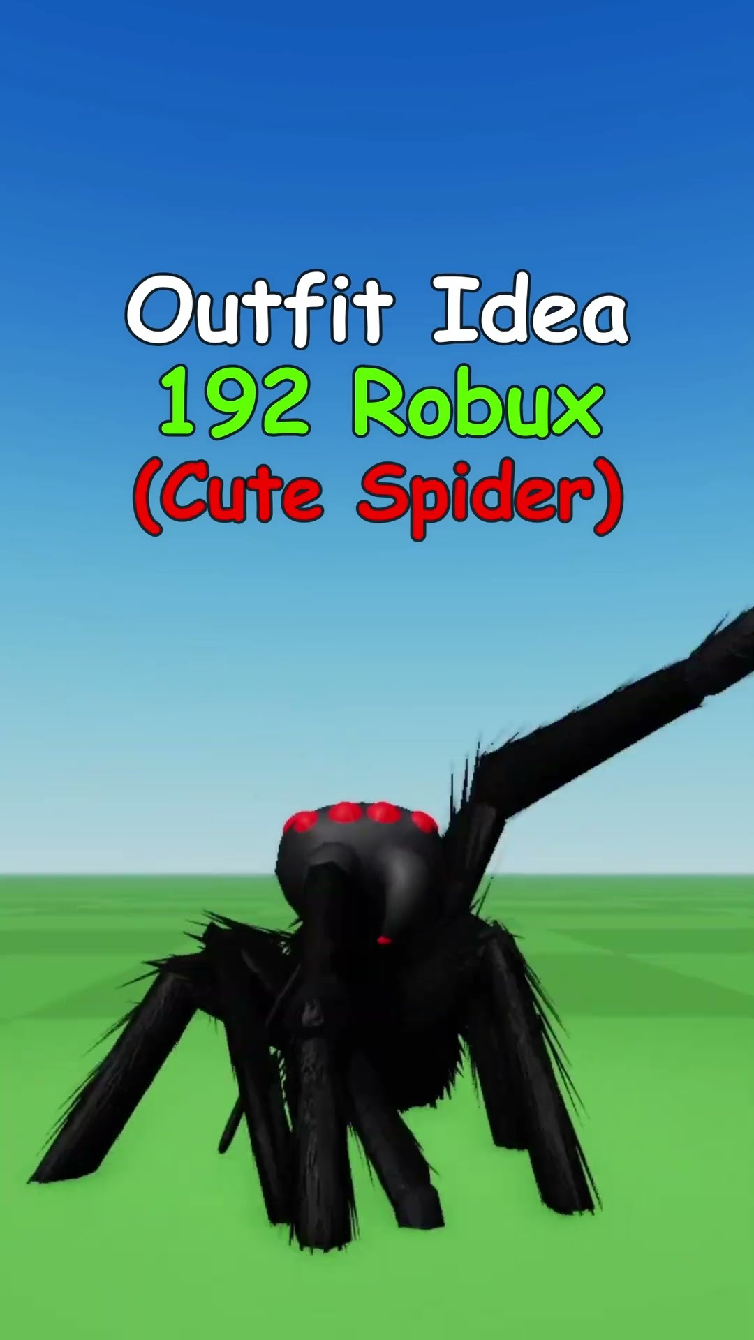 Making Roblox CUTE Tarantula Spider Outfit Idea YouTube Oar2 