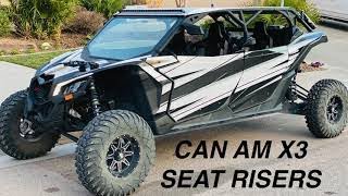 Can Am X3 Seat Riser's