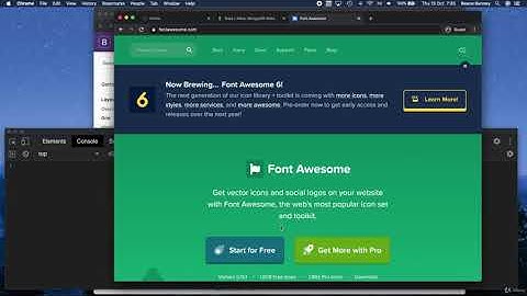 5.3  Adding FontAwesome