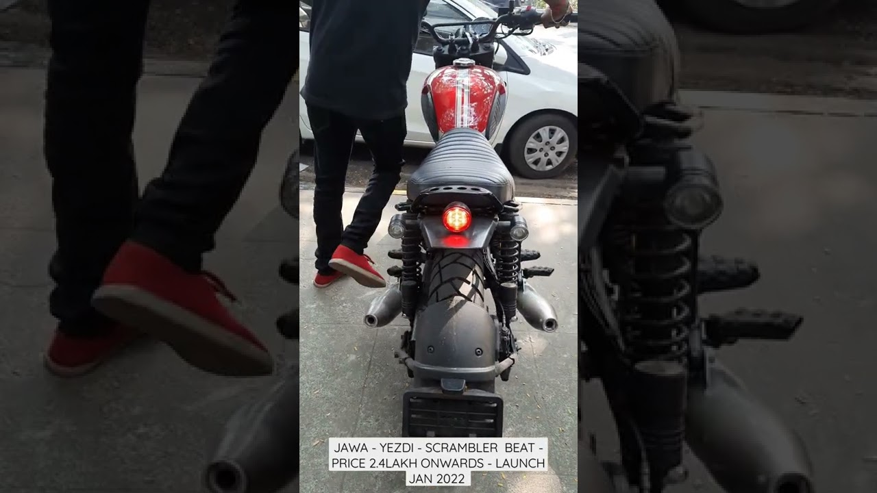 JAWA - YEZDI - SCRAMBLER  BEAT - PRICE 2.4LAKH ONWARDS - LAUNCH JAN 2022 