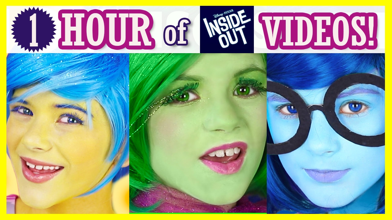 1 HOUR Of INSIDE OUT Makeup Tutorials Challenges Vlogs