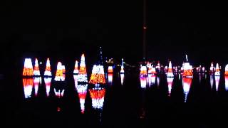 SeaWorld Orlando, Florida (Sea of Trees Christmas Lights) December 2012