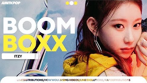 ITZY - B [OO] M-BOXX Line Distribution (Color Coded)