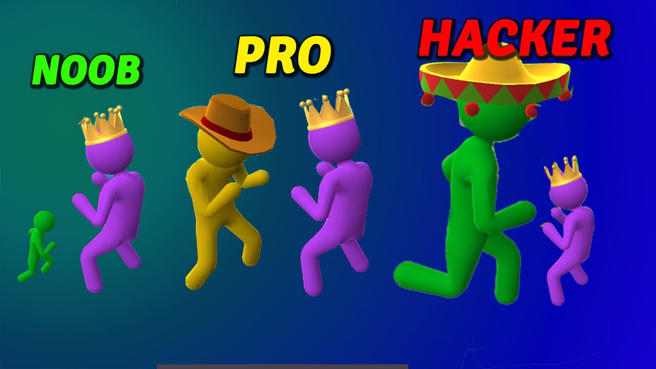 NOOB vs PRO vs HACKER  - Giant Rush!