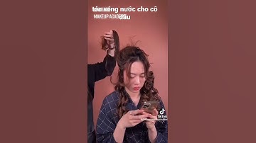 cách làm tóc sóng nước cho cô dâu #toccodau