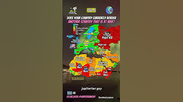 Which countries border countries that are currently at war?⚔️ #shorts #map #mapping #map