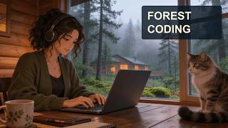 Music for Coding and Deep Work | Forest Cabin Lo-Fi Jazzhop (1 Hour)