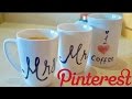 DIY Taza Personalizadas Inspiradas por Pinterest| Manualidades en español