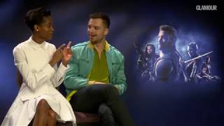 Letitia Wright and Sebastian Stan talk Shuri and Bucky