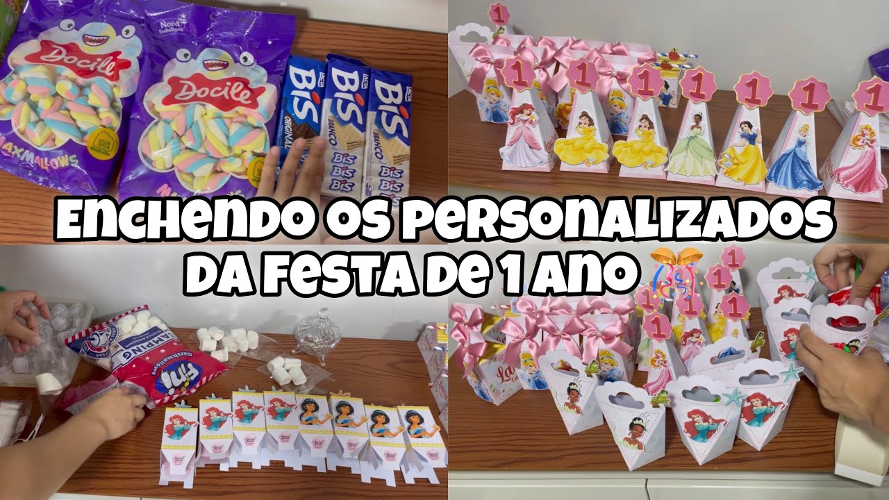ENCHENDO PERSONALIZADOS PARA A FESTA DE 1 ANO, JÁ TEMOS UMA DATA PRA FESTA 🎊🤗