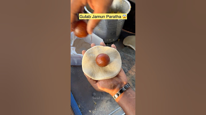 Gulab Jamun parantha 🍯 Aapne kabhi try kiya he 😱 #shorts #sweet #food #youtubeshorts #memes