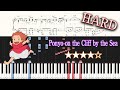 Ponyo on the Cliff by the Sea - Joe Hisaishi - Hard Piano Tutorial + Sheets [Piano Arrangement]
