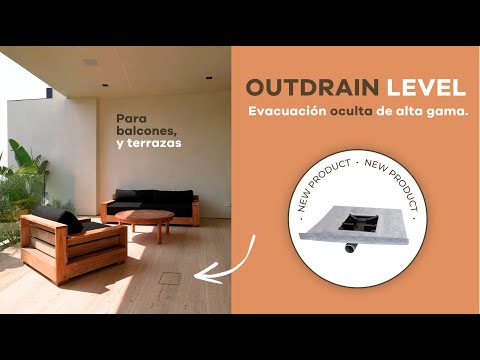OUTDRAIN LEVEL: evacuación oculta de alta gama para balcones y terrazas