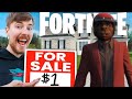 Fortnite but mr beast gives me a home