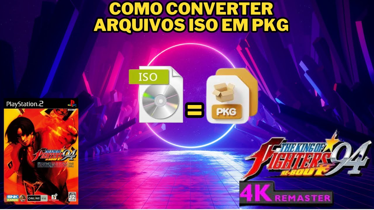 Passo a passo: Como converter arquivos ISO em PKG