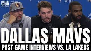 Luka Doncic, Jason Kidd \& Tim Hardaway Jr. React to Dallas Mavs Win vs. LA Lakers, Dante Exum Impact