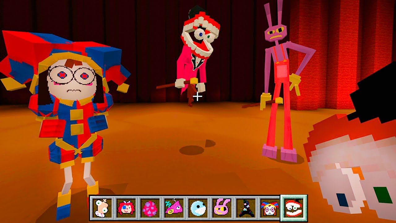 Pomni Transformation to Abstraction in Minecraft [The Amazing Digital Circus Mod] ADDON UPDATE