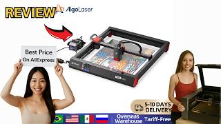 Review AlgoLaser Alpha MK2 CNC Laser Cutter 20W 3.5" Screen 2026