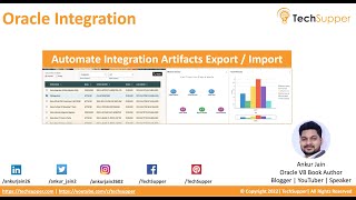 Automate Oracle Integration Export Import Process | OIC