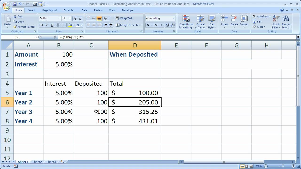 Present Value Of Annuity Due Table Excel | Brokeasshome.com