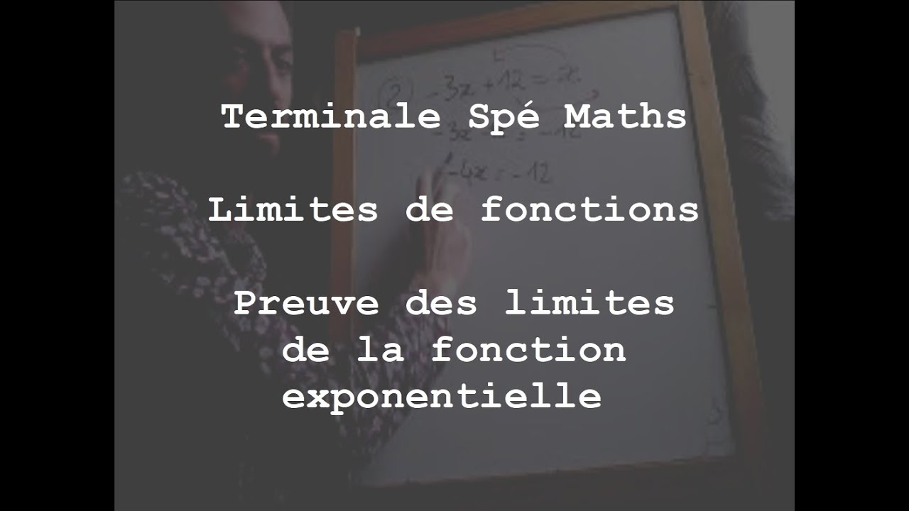 TG Limites de fonctions Limites de la fonction exponentielle — free download