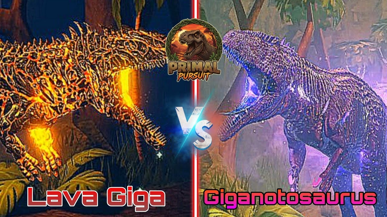 Giga VS Lava Giga,Which one is better? | #primalpursuit #roblox 