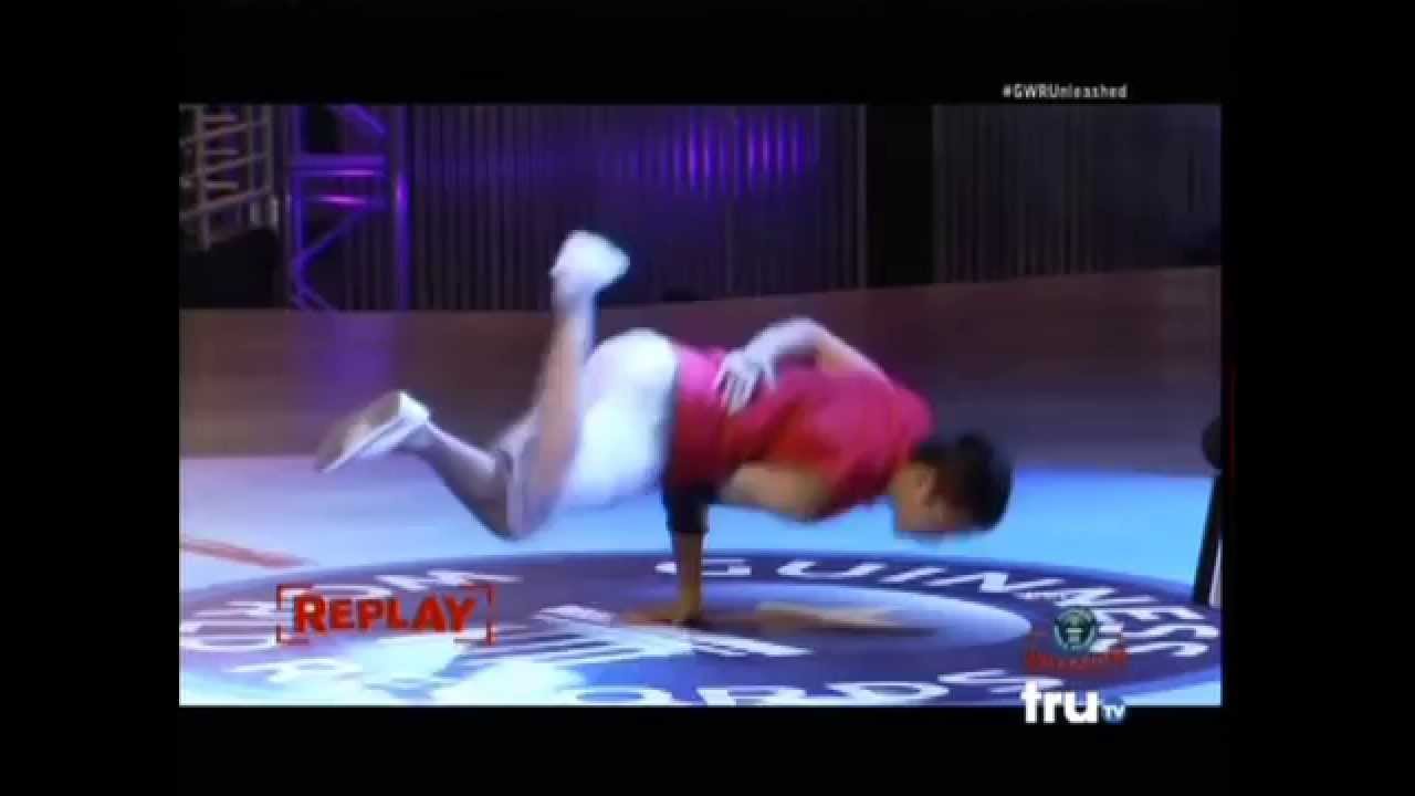 Bboy Fishy OFFICIAL Jackhammer Hops Guinness World Record 2013 (49