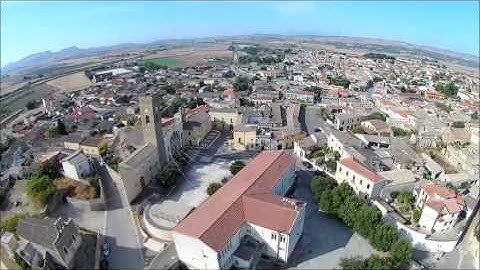 Villamar vista dal drone (Sud Sardegna Italia)
