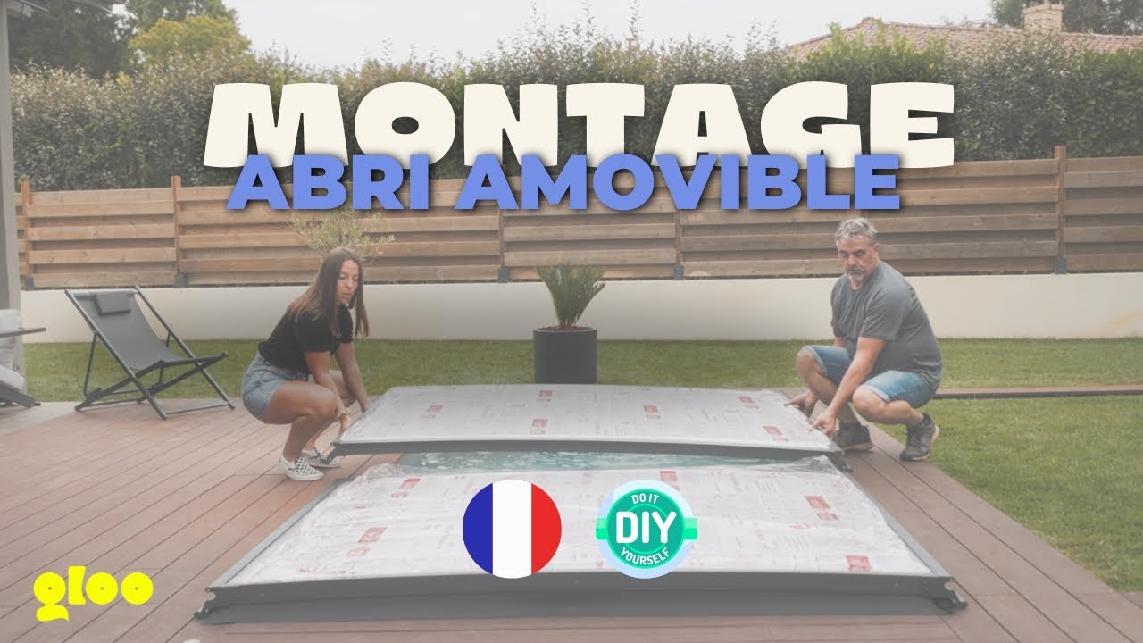 Montage abri mini piscine amovible Gloo