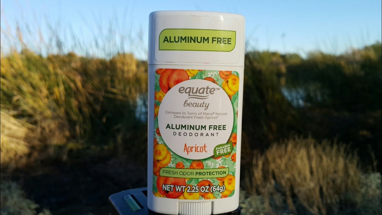 Equate beauty Aluminum free deodorant apricot YouTube