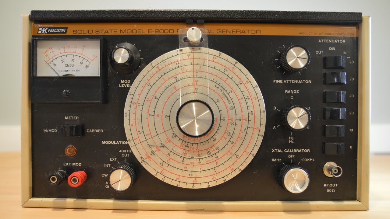 Old RF Signal Generator Restored!