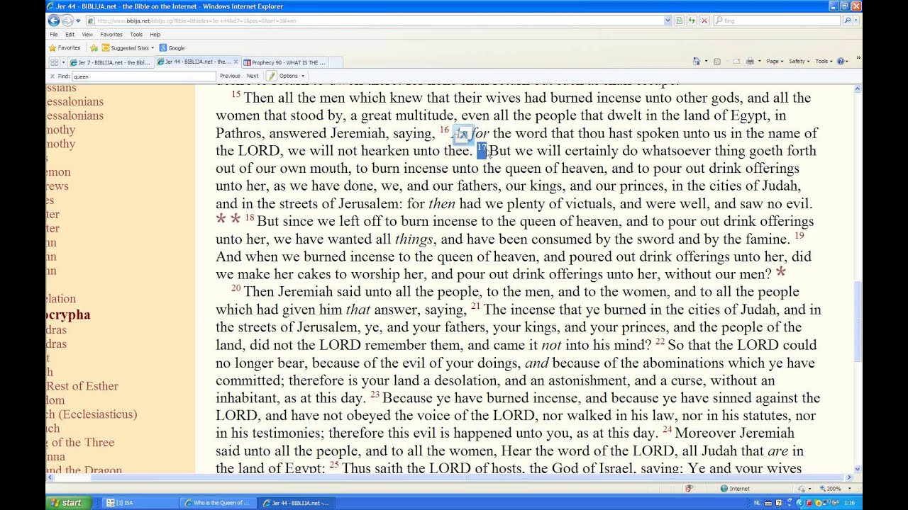 Amightywind prophecy 90 vs The Holy Bible part