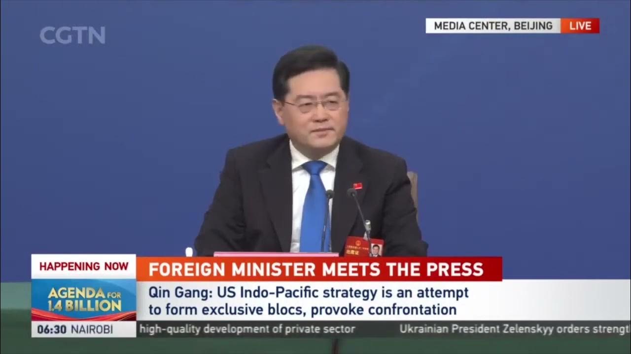 U.S.  Indo Pacific strategy seeks to form blocs, stir up confrontation: Chinese FM