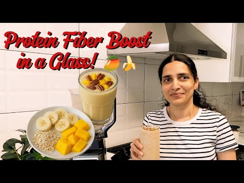 Creamy Banana Oats Smoothie (No Sugar Added!)