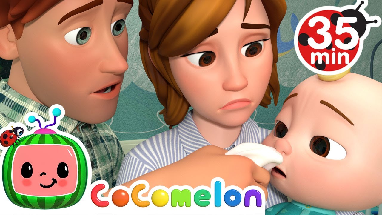 Sick Song + More Nursery Rhymes & Kids Songs - CoComelon - YouTube