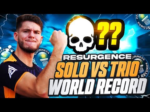 WORLD RECORD en SOLO vs TRIO en RÉSURGENCE 🏆 - YouTube