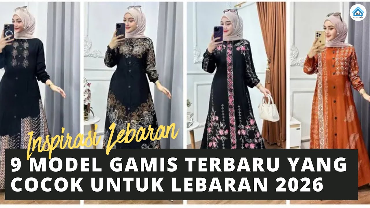 odel Baju Gamis Terbaru 2026 untuk Remaja & Dewasa