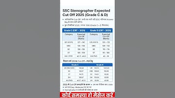 ssc stenographer cut off 2025 #sscstenographercutoff2025 #sscstenographerexpectedcutoff #ssccutoff